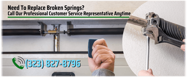 Broken Garage Door Spring Repair Los Angeles CA